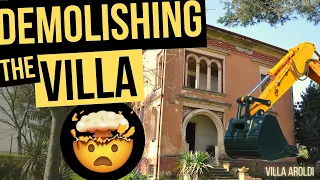 DEMOLISHING the VILLA! Or at least removing the extension... - Ep 20 of our Italian house renovation