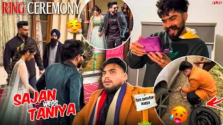 Ring ceremony Sajan Taniya Gaddi da tyre fatt geya parkhi yaari Engagement vlog viah di date reveal