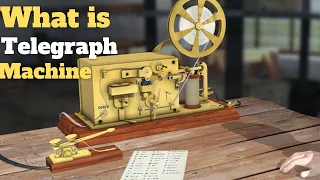 What is telegraph machine | How to work telegraph machine 3D animation