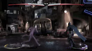 Batman vs Joker in Injustice Gods Among Us (2013)