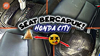 Interior Detail Honda City BERCAPUK & BERPASIR! | Car Cleaning Transformation | Matvac Detailing