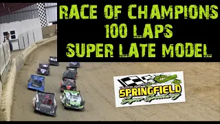 SUPER LATE MODEL 100 LAPS, Race Of Champions, 1/5 Scale RC Dirt Oval,
