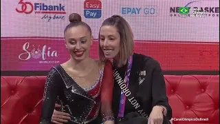 Teresa Gorospe (ESP) ribbon final / Copa do Mundo de Ginástica Rítmica Sófia 2023