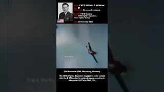 WW2: P-51 Mustangs Dogfight Focke-Wulf 190s While Escorting B-17s | Colorized, Sound, 4k, Enhanced
