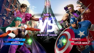 Marvel vs. Capcom Infinite - Chun-Li/Morrigan Playthrough