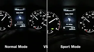 Normal vs Sport Mode (2017 Nissan Rogue)