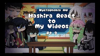 | REUPLOAD! | Hashira React to My Videos | 2/3 | Nyctophobia AU | 500 sub special | Read Desc! |