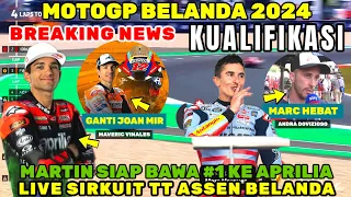 BRUTAL🔴MOTOGP BELANDA MARTIN SIAP PERANG, VINALES HONDA, MARQUEZ HEBAT, KUALIFIKASI MOTOGP HARI INI