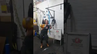 Tanya 16kg Kettlebell 5 min half snatch 100 reps