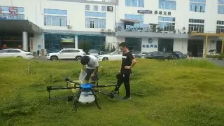 How to test the flow meter of agricultural drone ?