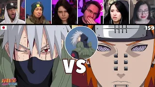 😱 Kakashi VS PAIN 💔 | Reaction Mashup | Naruto Shippuden Episode 159