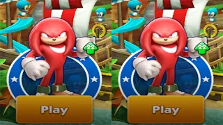 MOVIE KNUCKLES - Sonic Dash - ALL CHARACTERS UNLOCKED - Android & iOS