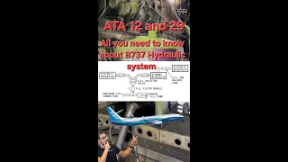 Hydraulic system on B737 and how to service it.
