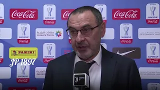 Intervista Sarri post Juventus-Lazio 1-3 Supercoppa Italiana