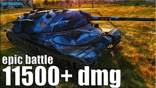 11500+ dmg когда закончились снаряды 🌟 ИС-7 World of Tanks лучший бой