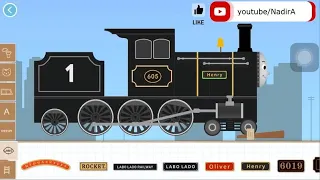 Black Metal Loco Train | Labo Brick Train Build Game #015 | Train Simulation | Game Walkthrough