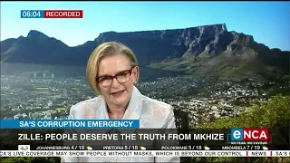 Zille: People deserve the truth from Mkhize