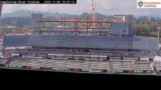 Reser Stadium Construction Timelapse