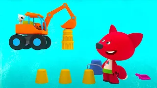 Мультик 🐻 Ми-Ми-Мишки  - ТОП 10! 🏠 Весёлая стройка! 🧰  Мишки строители 🛠