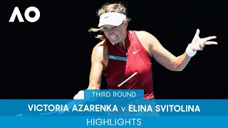 Victoria Azarenka v Elina Svitolina Highlights (3R) | Australian Open 2022