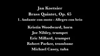 Koetsier - Brass Quintet, Op. 65