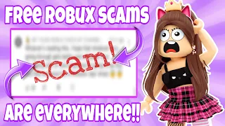 FREE ROBUX SCAMS ARE EVERYWHERE! 😟