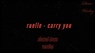 ruelle - carry you [slowed down]