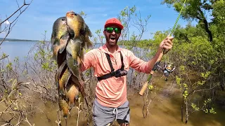 These FLOODED BUSHES were LOADED THICK w/ HUGE GILLS!!! -- Then Disaster Struck... (Stupid Mistake)