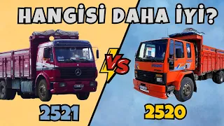 İki Efsane Kamyon  Ford Cargo 2520 Mercedes 2521 - Hangisi Daha İyi ?