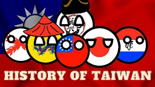 波蘭球polandbal  台灣歷史 History of Taiwan in Countryballs