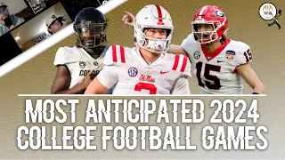 2024 College Football Schedule - Most Anticipated Games