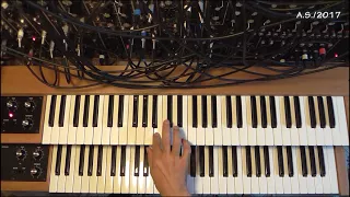 COVER - "Lucky Man" Synthesizer part - by ELP