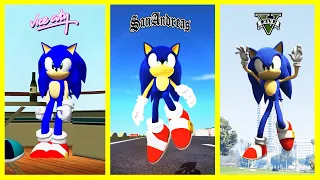 Evolution of "SONIC the Hedgehog" in GTA games! (2001 - 2020)