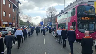 No 1 Junior District West Belfast - Easter Tuesday parade - Shankill Road