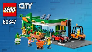LEGO® City | Grocery Store (60347)[404 pcs] Step-by-Step Building Instructions | Top Brick Builder