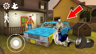 NEW CAR in Ice Scream 3 vs Hello Neighbor - Survival Challenge in Minecraft