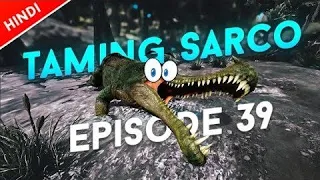 I Tamed A Low Lvl Sarco 😱 | how to tame sarco in ark mobile | ark mobile sarco taming kaise kare
