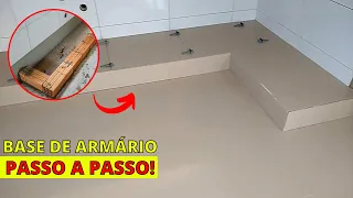 #278- Como fazer BASE DE ARMÁRIO (Passo a passo)