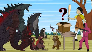 What if GODZILLA vs KONG - SHIN GODZILLA: Squid Game - FUNNY CARTOON |Godzilla & KONG Cartoon Movies