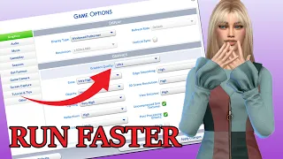 HOW TO MAKE THE SIMS 4 RUN FASTER AND LOOK BETTER 2024 - WITH MODS IN GAME AND STOP LAGGING!!