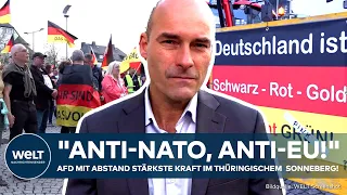 THÜRINGEN-WAHL: "AfD-Hochburg!" Reporter vor TV-Duell in Sonneberg!