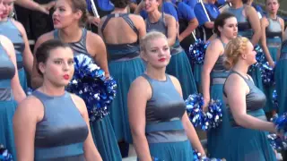 SRHS Marching Sharks in The Stands 9 9 2016