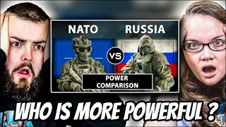 Irish Couple Reacts NATO vs Russia Military Power Comparison