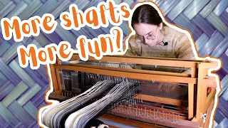 Weaving Scarves on a Four Shaft Loom for the first time: Making Last Minute Gifts