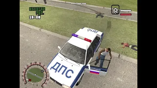 GTA Криминальная Россия (2008) car crash scene