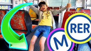 Paris ! Métro et RER avec French Kids @frenchkidsofficiel#parismetro #vlog #paris #metro #france