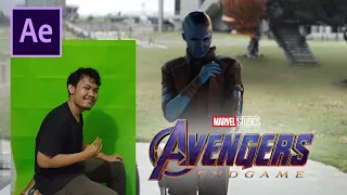 I Put Myself Inside Movie Avengers - End Game using After Effects and Green Screen