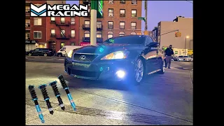 "MEGAN RACING COIL OVER" UNBOXING, INSTALLATION & REVIEW // VLOG || 2011 LEXUS  IS250