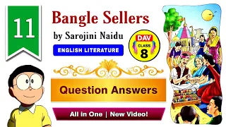 💫Bangle Sellers |Dav Class 8 English Literature Chapter 11 Question Answer Ch11 Solution #rishustudy