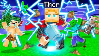 JESTEM THOR TROLL na BOBO w Minecraft! ⚒️🧔🏼‍♀️⚡️(to poszło za daleko)